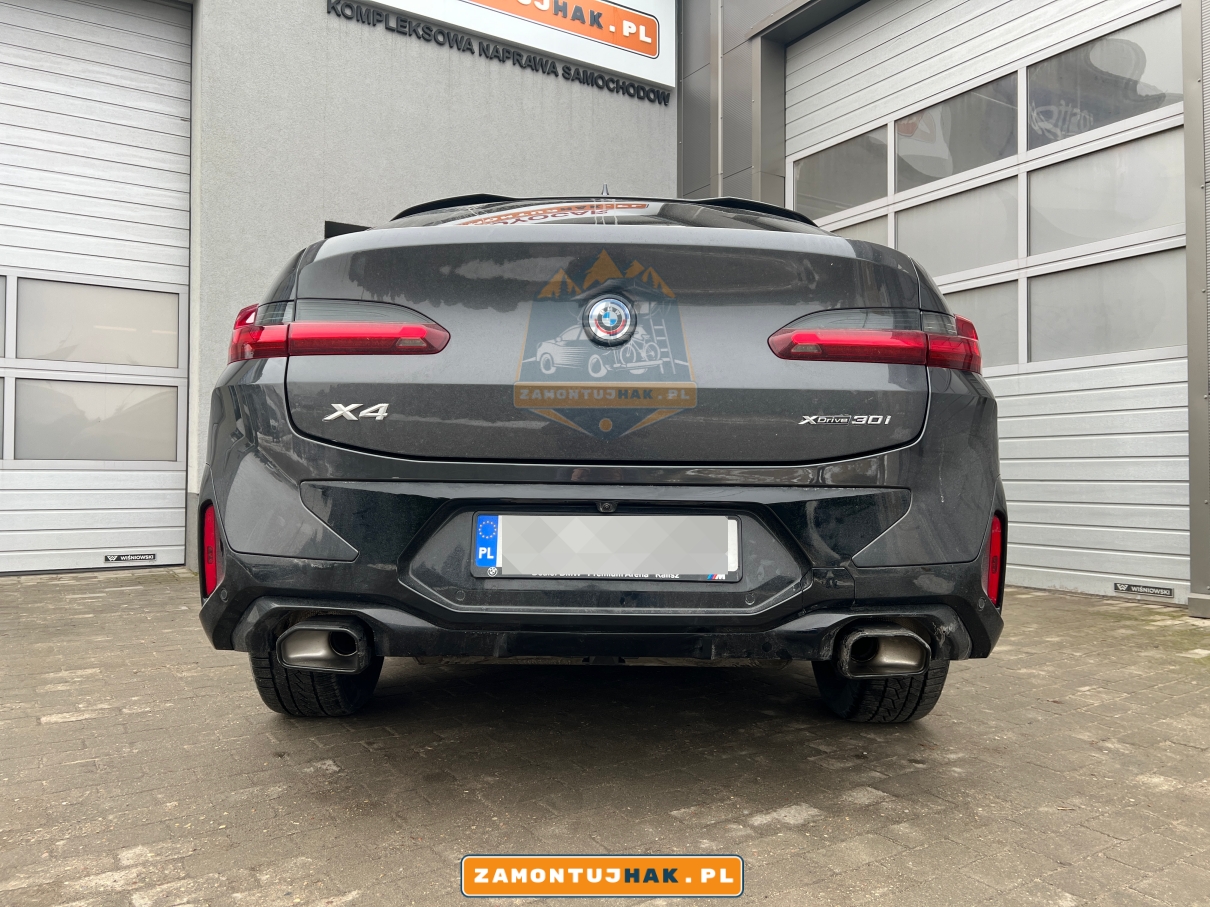 Hak holowniczy Westfalia A40V niewidoczny po demontażu